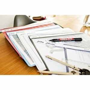 Marker permanent, varf rotund 1.0 mm, negru, EDDING 370 - Img 2