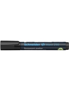 Marker permanent, varf tesit 2-7 mm, negru, SCHNEIDER Maxx 250 - Img 3
