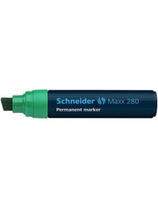 Marker permanent varf tesit, verde, SCHNEIDER Maxx 280 - Img 2