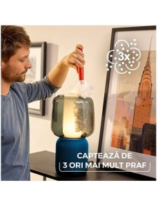 Pamatuf praf cu maner scurt VILEDA Flex and Catch, cu 2 rezerve - Img 4