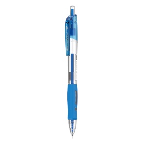 Pix cu gel, cu mecanism, 0.5 mm, albastru, DELI Lineum