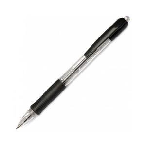 Pix cu mecanism, 0.7 mm, cu grip, negru, FORPUS