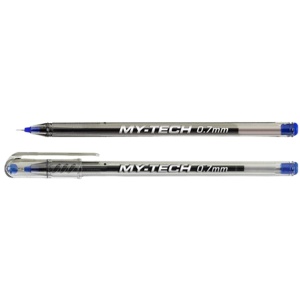 Pix fara mecanism, varf 0.7 mm, albastru, PENSAN My Tech