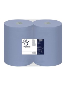 Prosop hartie industriala albastra PAPERNET 416624, 180 m/rola, 2 role/set