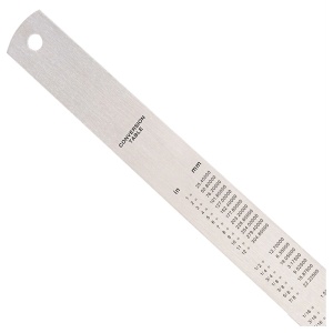 Rigla metal 50 cm DELI - Img 3