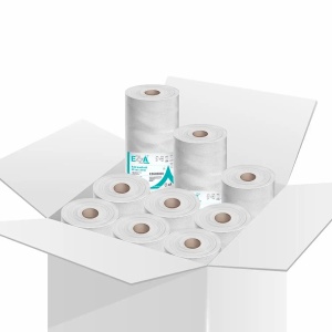 Rola medicala, 2 straturi, 60 x 38 cm, 50 m, 9 role/bax, EZZA Clean - Img 2