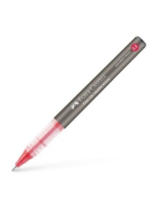 Roller 0.5 mm, varf ac, rosu, FABER-CASTELL Free Ink Needle - Img 2