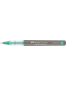 Roller 0.7 mm, varf ac, verde, FABER-CASTELL Free Ink Needle - Img 4