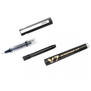 Roller cu cerneala, 0.7mm, negru, V7 HI-TECPOINT PILOT - Img 3