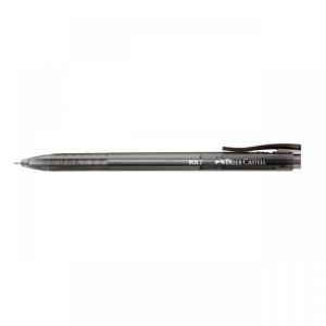 Roller cu gel, varf 0.7 mm, negru, RX7 FABER-CASTELL - Img 2