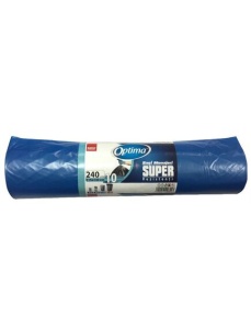 Saci menajeri SANO Optima, 240 L, albastru, 10 buc/rola