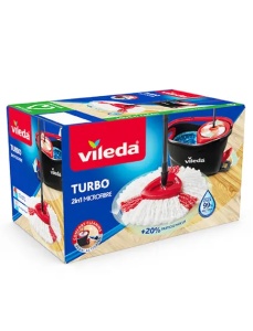 Set galeata cu storcator si mop VILEDA Turbo 2 in 1