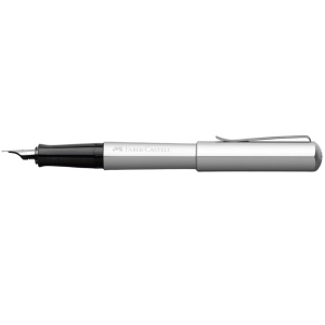 Stilou FABER-CASTELL HEXO M, argintiu mat