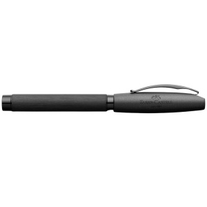 Stilou, penita extra fina, corp aluminiu, negru, Essentio FABER-CASTELL - Img 3