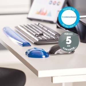 Suport ergonomic pentru incheieturi, albastru, FELLOWES - Img 4
