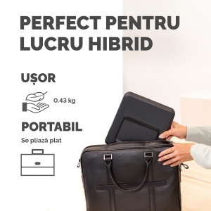 Suport ergonomic pentru laptop, negru, Breyta FELLOWES - Img 4