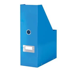 Suport vertical din carton laminat, cataloage, albastru, LEITZ WOW - Img 2