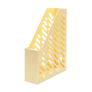Suport vertical plastic pentru cataloage, galben, HAN Klassik Pastel