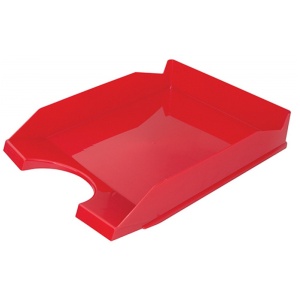 Tavita documente, plastic, rosu, Office Products