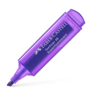 Textmarker super-fluorescent, varf 1-5 mm, violet, 1546 FABER-CASTELL - Img 3
