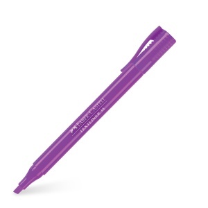 Textmarker, varf tesit 1-4 mm, mov, FABER-CASTELL 38