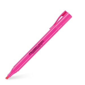 Textmarker, varf tesit 1-4 mm, roz, FABER-CASTELL 38