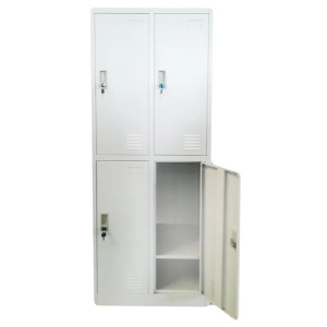Vestiar metalic dublu cu 4 usi, 185x60x45 cm RFG - Img 2