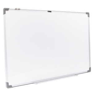 Whiteboard magnetic 60x90 cm, rama aluminiu, DELI - Img 2