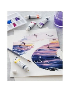 Acuarele cu paleta pictura, 24 tuburi /set, FABER-CASTELL