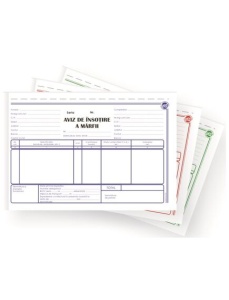 Aviz de insotire a marfii autocopiativ A5, 3 exemplare, 3 buc/set