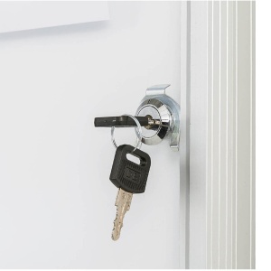 Avizier magnetic de interior, 12 x A4, cu cheie - Img 3