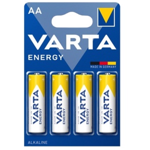 Baterii alcaline Varta Energy, LR6/AA, 4 buc/set