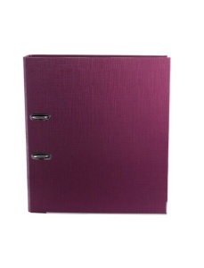 Biblioraft A4 plastifiat interior-exterior, 7.5 cm, visiniu, OPTIMA - Img 3