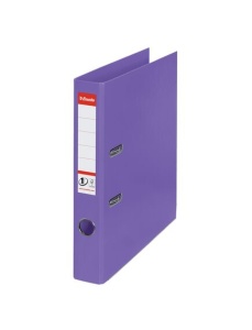 Biblioraft A4 plastifiat PP/PP, 5 cm, mov, ESSELTE NO. 1 Power
