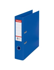 Biblioraft A4 plastifiat PP/PP, 7.5 cm, albastru, ESSELTE NO. 1 Power