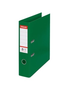Biblioraft A4 plastifiat PP/PP, 7.5 cm, verde, ESSELTE NO. 1 Power