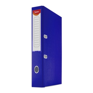 Biblioraft plastifiat, A4, 5 cm, albastru, NOKI