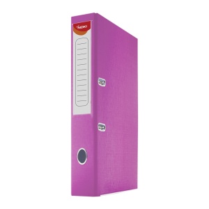 Biblioraft plastifiat, A4, 5 cm, roz, NOKI