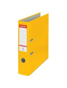 Biblioraft plastifiat, A4, 7.5 cm, galben, ESSELTE Economy