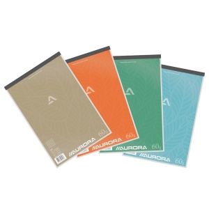 Blocnotes A4, 100 file, matematica, AURORA Office