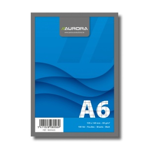 Blocnotes A6, 100 file, matematica, AURORA Office
