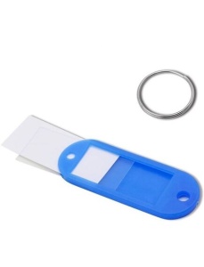 Breloc pentru chei, culori asortate, 100 buc/set - Img 2