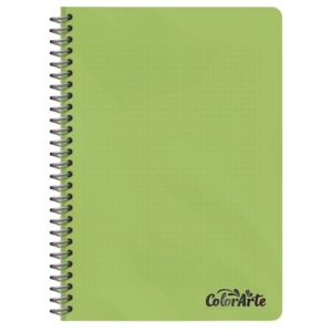 Caiet cu spirala A4, 80 file, coperta plastic, dictando, ColorArte - Img 2