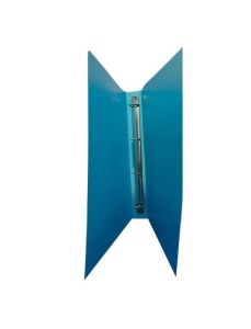 Caiet mecanic A4, 4 inele, 16 mm, coperti flexibile, albastru, OPTIMA - Img 3