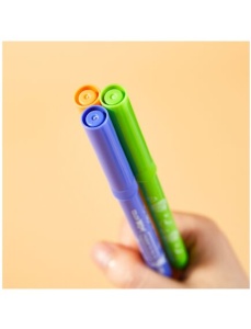 Carioci parfumate 10 culori/set Washable DELI - Img 2
