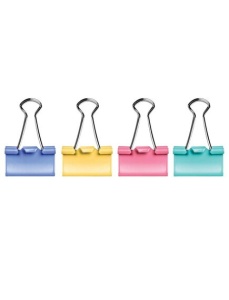 Clips color 15 mm, 60 buc/cutie, DELI - Img 3