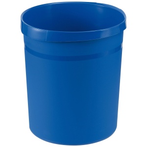 Cos de birou pentru hartii, 18 litri, albastru, HAN Grip