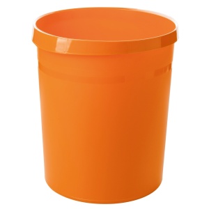 Cos de birou pentru hartii, 18l, portocaliu, HAN Grip