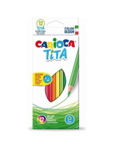 Creioane colorate 12 culori/set CARIOCA Tita