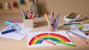 Creioane colorate Jumbo XXL FABER-CASTELL, 12 culori/set - Img 4